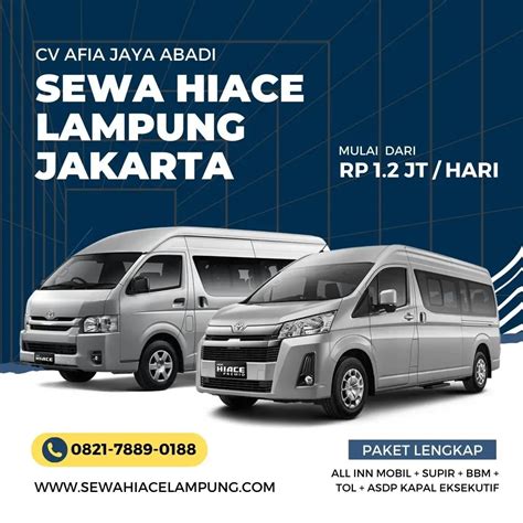 Sewa Mobil Lampung Terbaik Rekomendasi Wisata