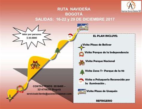 Ruta navideña en Colombia Evisos