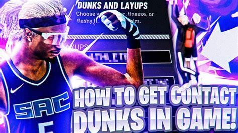 Nba K How To Dunk Trigger The Best Contact Dunk Animations In