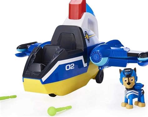 Paw Patrol Spiral Rescue Jet Chase Jet To The Rescue Mercado Libre