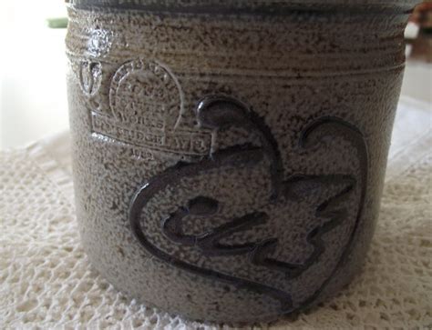 Vintage Rowe Pottery Crock Heart Design By Divasvintage On Etsy 1500