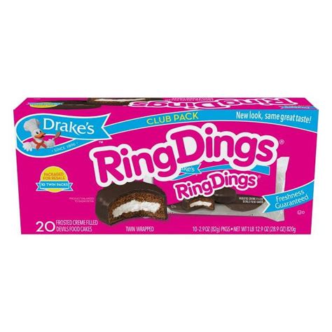 DRAKE’S RING DINGS 20 PACK - Walmart.com