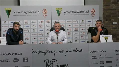 Konferencja po meczu Gwarek Warta Gorzów Wielkopolski YouTube