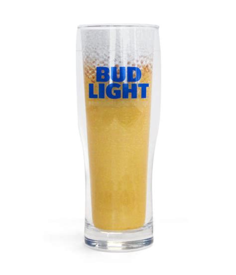 Bud Light Premium Light Lager Pilsner Glass The Beer Gear Store