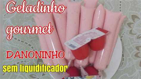 GELADINHO GOURMET DANONINHO SACOLÉ SABOR DANONINHO FAÇA E VENDA