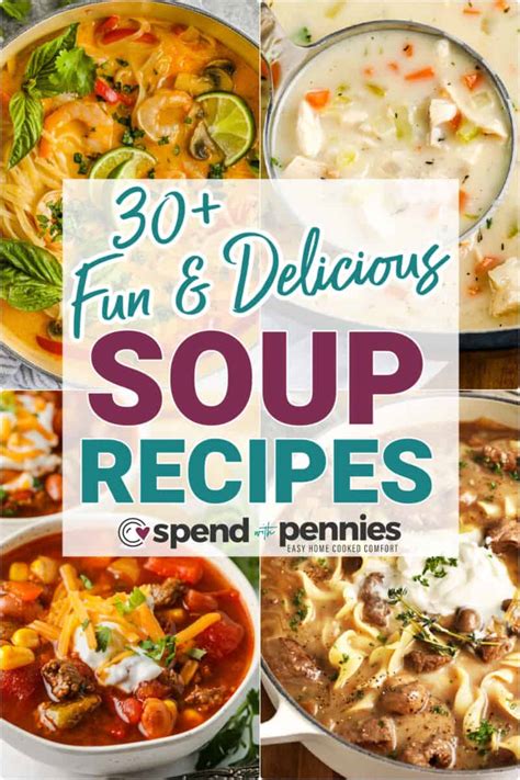 30 Homemade Soup Recipes Spend With Pennies