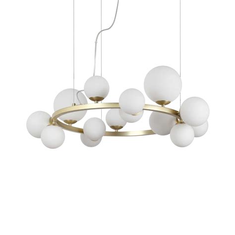 Perlage Sp14 Bianco Lampada A Sospensione IDEAL LUX DESIGNPERTE IT