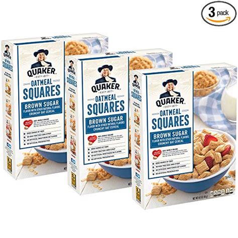 Quaker Oats Oatmeal Squares Cereal Nutrition Facts - Nutrition Ftempo