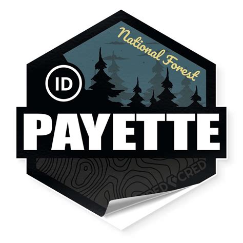 Payette National Forest Sticker - Tred Cred