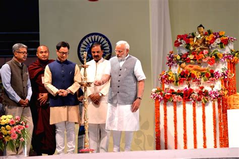 Pm Modi During Buddha Purnima Celebrations