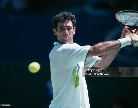 Brad Gilbert Of The Usa During The Australian Open Tennis News Photo