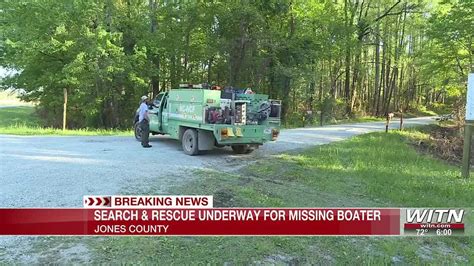 Deputies Search And Rescue Underway For Missing Boater In Jones Co Youtube