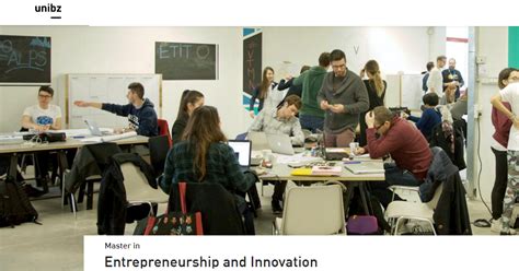 Master Program in Entrepreneurship and Innovation 2018, Free University ...