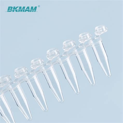 Good Performance Extra Thin Wall Plastic Pcr Strip Tube With Cap