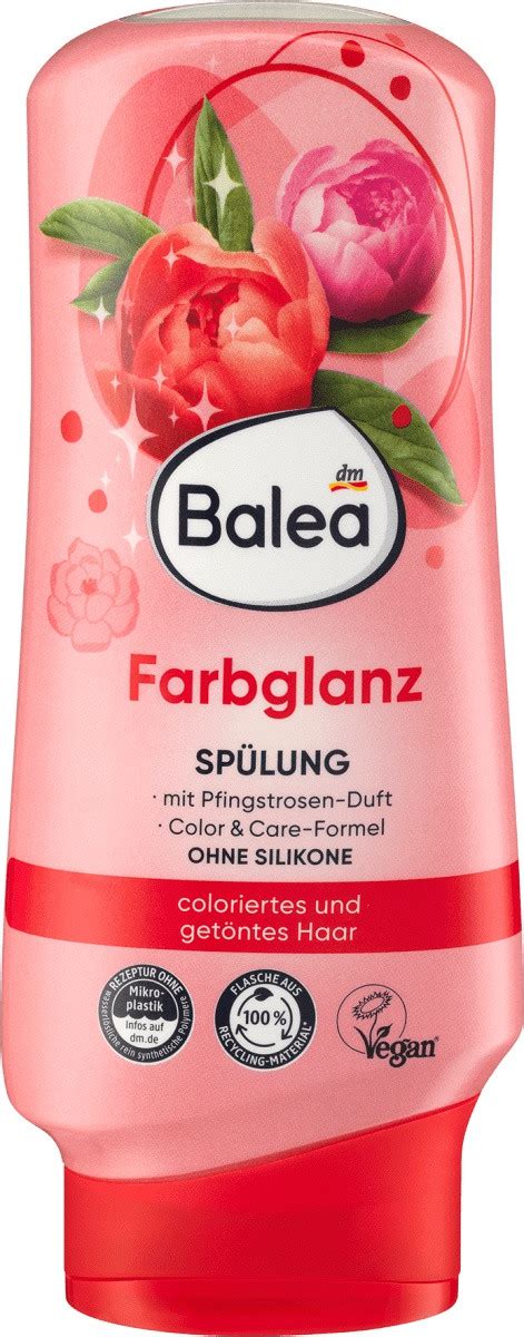 Full ingredients list Balea Farbglanz Spülung