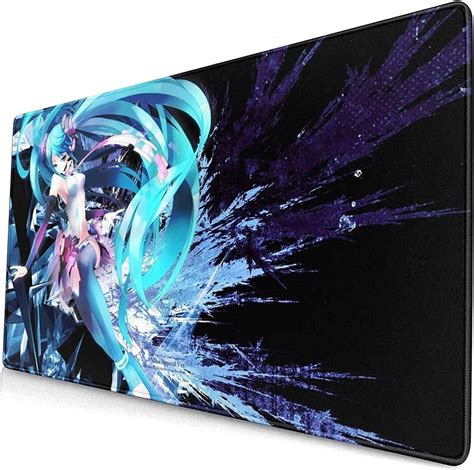 Jp マウスパッド 大判 初音ミクhatsune Miku ゴムパッド 大型 40x75cm ゲーミング ワイヤレス