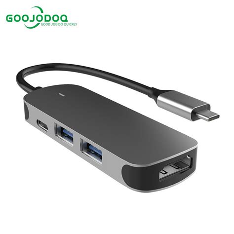 Goojodoq Bluendless Usb Type C Hub In Adapter Usb C To Usb Hdmi