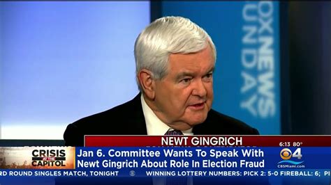 Newt Gingrich Testimony Sought By January 6 Committee Youtube