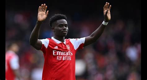 Saka Stars As Rampant Arsenal Move Eight Points Clear