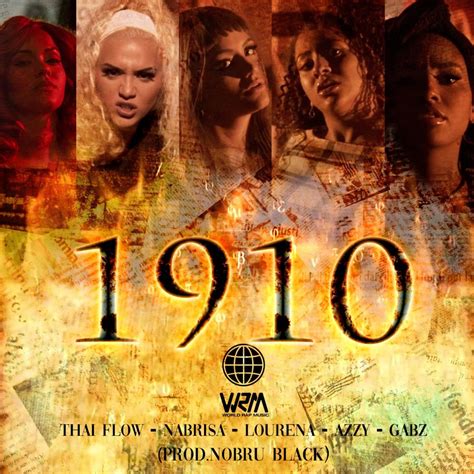 1910 Feat Thai Flow Gabz Nobru Black Single By Lourena