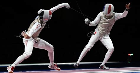 Red Piste Men S Foil Team Fencing Tokyo 2020 Replays