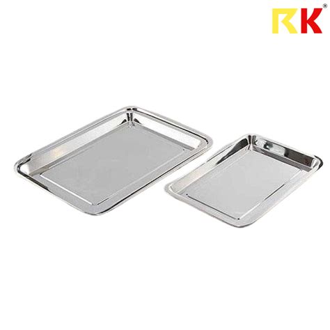 Stainless Steel Heavy Square Serving Tray RK INTERNATIONAL