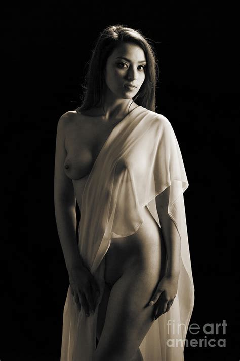 Toriwaits Nude Fine Art Print Photograph In Black And White