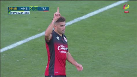 Gol de Víctor Malcorra de penal y Xolos se pone 2 0 sobre América