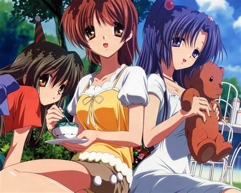 Download Fuuko Ibuki Nagisa Furukawa Kotomi Ichinose Anime Clannad 4k