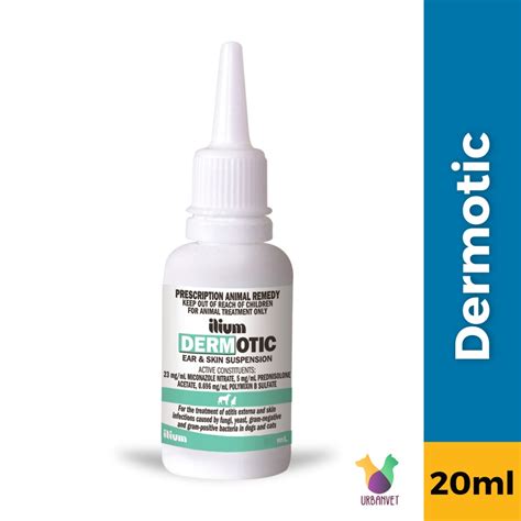 Jual ILIUM DERMOTIC 20ml Obat Tetes Telinga Kucing Anjing Anti Jamur