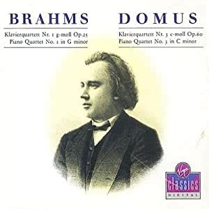 Brahms Piano Quartets Nos In G Minor In C Minor Opp