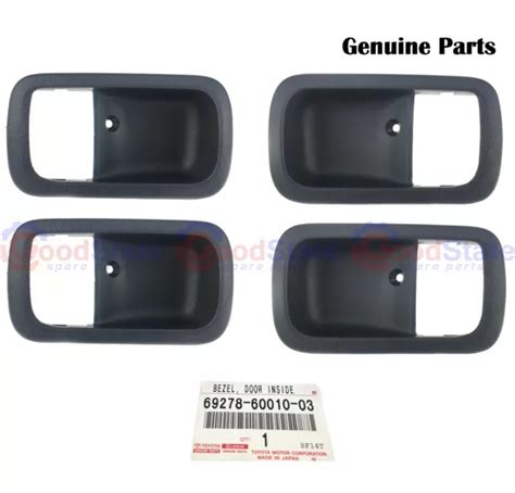 GENUINE TOYOTA LANDCRUISER 80 Series Door Bezel Inner Grey Set Of 4 EUR