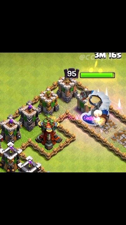 Barbarian King Giant Gauntlet Abilities Vs Every Level Archer Tower Clashofclans Th16 Coc