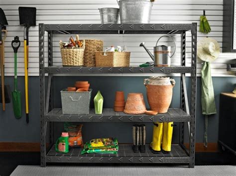 Welded Steel 4-Shelf Garage Shelving Unit Only $137.99 at Home Depot ...