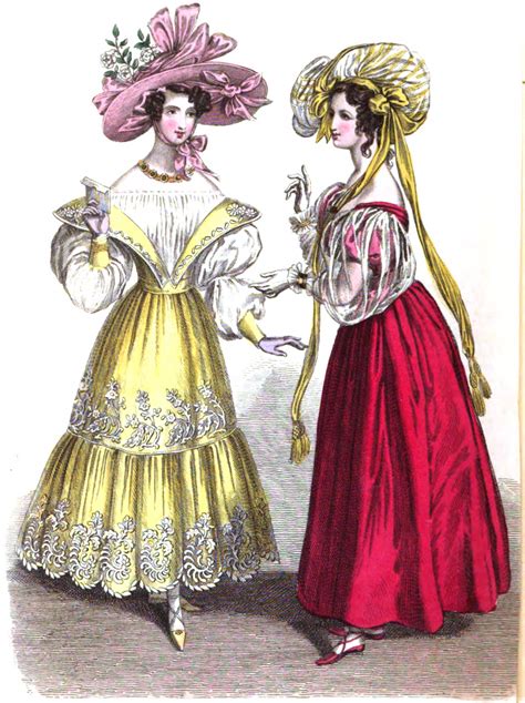 19th Century Historical Tidbits 1830 Fashions