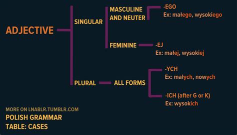 lnablr Polish grammar cases DOPEŁNIACZ Check out other tables