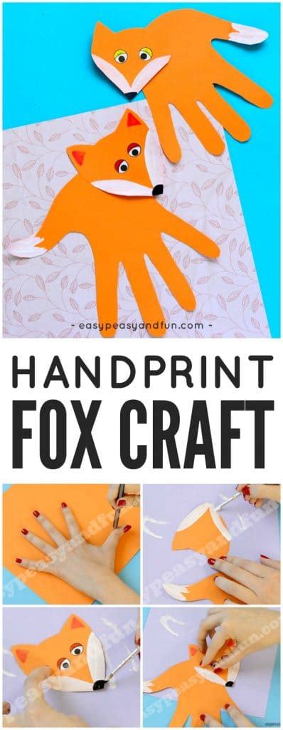 Handprint Fox Craft Easy Peasy And Fun