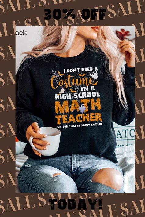 Math Teacher Halloween Shirt Halloween Teacher Shirt Etsy De Math