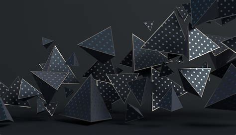 Premium Photo Abstract 3d Rendering Of Geometric Shapes