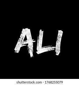 Ali A Logo Wallpaper : Ali Name Logo Wallpaper With White Background ...