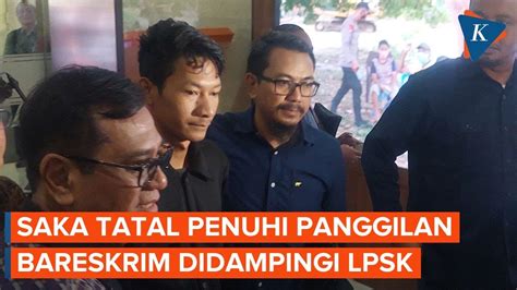 Saka Tatal Datangi Bareskrim Polri Diperiksa Soal Keterangan Palsu Aep