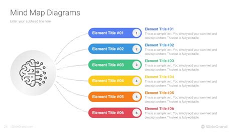 Mind Mapping Diagrams PowerPoint Template Designs SlideGrand