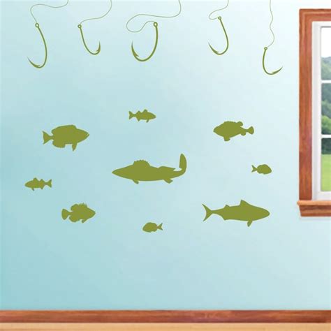 Fishing Wall Decal Etsy