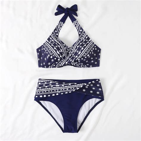 Tejiojio Summmer Savings Women S Sexy High Breast Contrast Solid Bikini