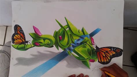 graffiti en 3D - YouTube