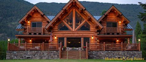 Montana Lodge - Meadowlark Log Homes