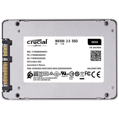 Crucial MX500 500 GB Solid State CT500MX500SSD1 PC Canada