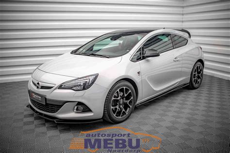 Maxton Design Opel Astra J GTC OPC Line Side Skirt Splitters