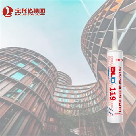 Neutral Silicone Sealant Contact Adhesive Fireproof Building Material