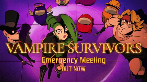 Vampire Survivors Emergency Meeting Mit Among Us Verfügbar